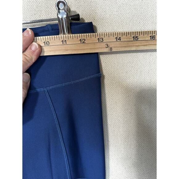 Under Armour UA Leggings Women’s Size Small Blue Elastic Waist Cropped - Picture 10 of 15